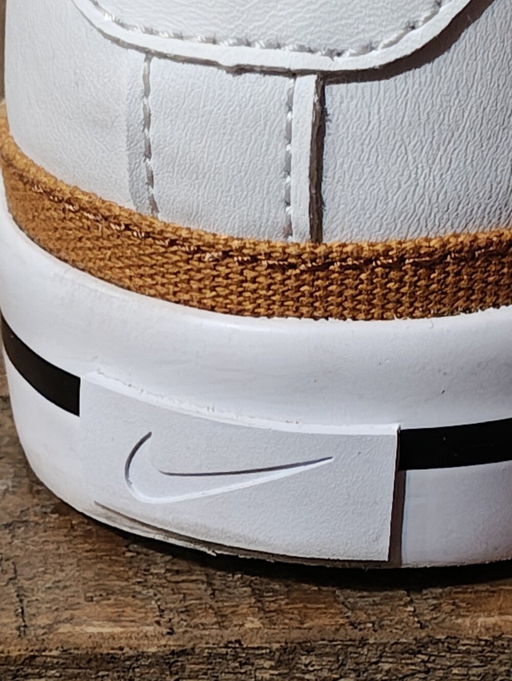 Nike Court Legacy (GS) 'White Desert Ochre' Kid's Size 7Y / Women's Size 8.5 - Picture 7 of 9